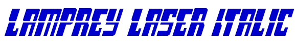 Lamprey Laser Italic fuente